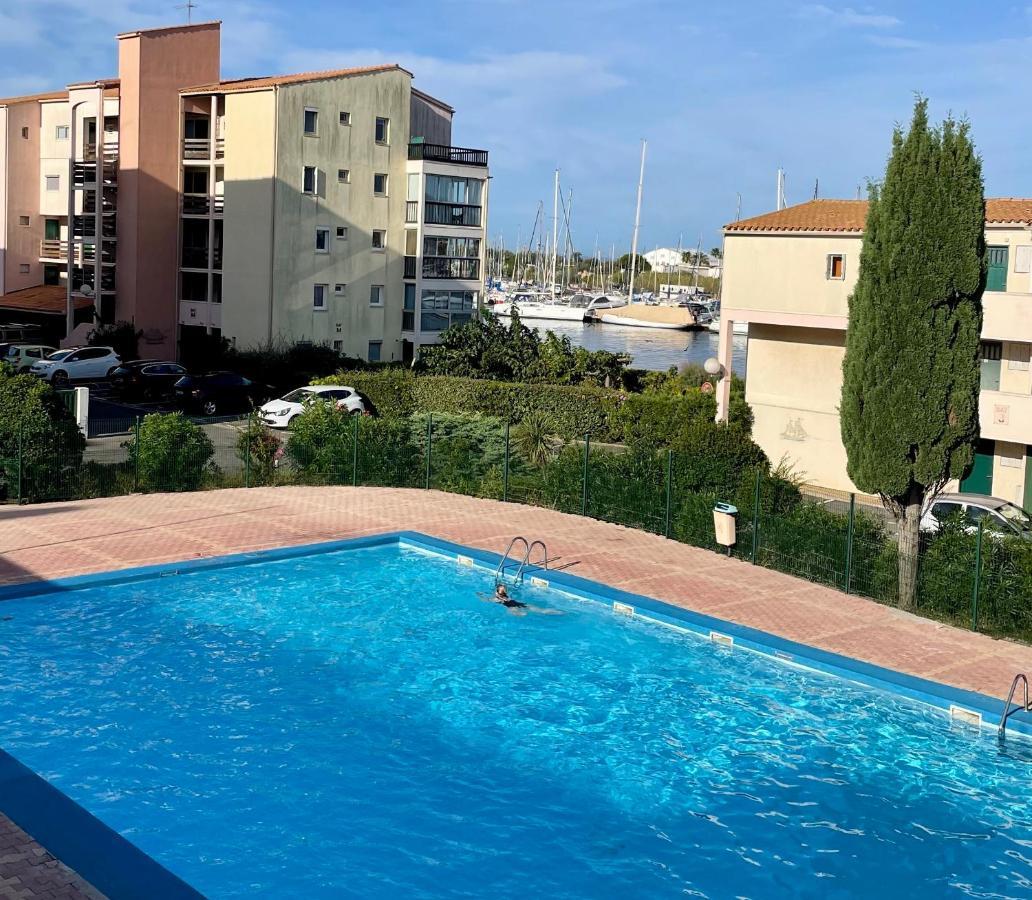 Studio Face A La Mer 4 Couchages - Gratuits Piscine Tennis Et Un Parking Prive Rare Et Tres Utile - Vue Magnifique Sur La Mer - Agreable En Toutes Saisons Ile Des Pecheurs - La Brigantine - Emplacement Et Vue Rares Au Cap D'Agde Exterior photo